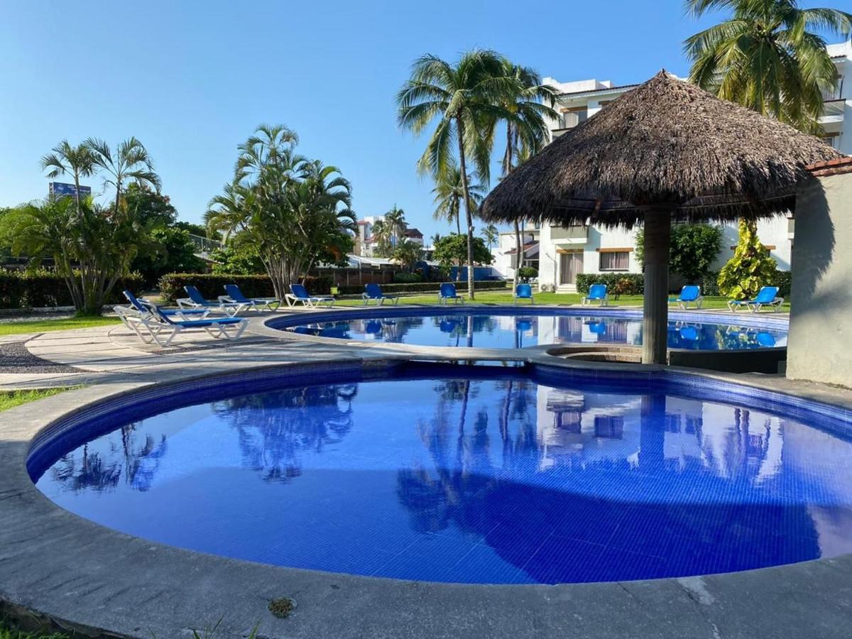 Hermoso Condominio Suites Las Palmas Con Alberca Manzanillo Luaran gambar