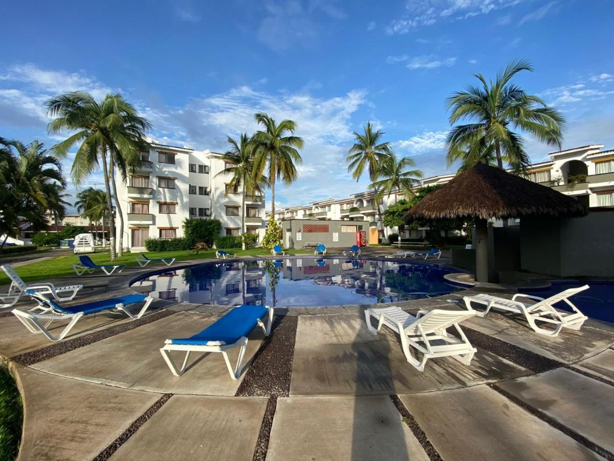 Hermoso Condominio Suites Las Palmas Con Alberca Manzanillo Luaran gambar